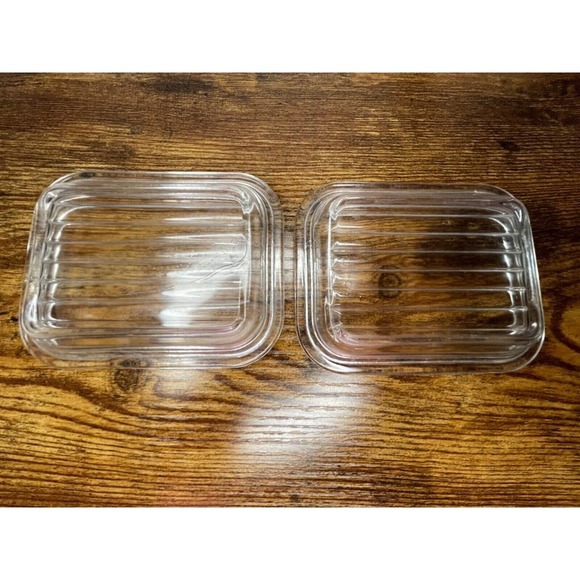 Set of 3 Vintage Pyrex Turquoise Amish Butterprint Dishes #472 #501 - Picture 10 of 16